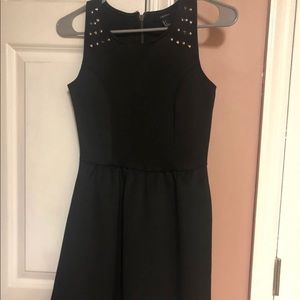Black skater dress
